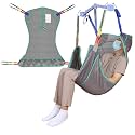 500lbs Mesh Full Body Sling for Lift - Patient Transfer Sling with Wide Pads for Elderly &amp; Disabled,Compatible and Multi-Scene Transfer