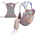 500lbs Mesh Full Body Sling for Lift - Patient Transfer Sling with Wide Pads for Elderly &amp; Disabled,Compatible and Multi-Scene Transfer