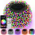 500LED Smart RGB Color Changing String Lights 177FT Halloween Lights App