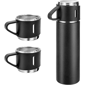 500ml Double-Wall Vacuum Insulated Flask Set with