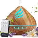 500ML Essential Oil Scent Diffuser: Remote Control &amp;14 Colors LED for Home