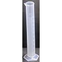 500ml Polypropylene Measuring Cylinder – Hexagonal Base, Clear Graduations, Chemical Resistant – for Laboratory Use (Pack of 1)