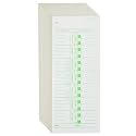 500PCS Time Cards for Employees Weekly, 1 Sided Time Sheets, 3-1/2" x 9", Green