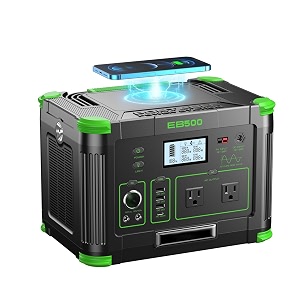 500W Portable Power Station 519.48Wh Solar Generator