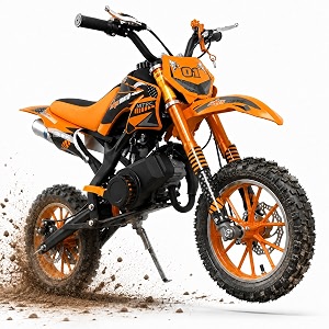 50cc Dirt Bike2-Stroke Gas Powered MotorcycleOrange