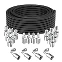 50Ft 3/8 inch Hydraulic Hose with 20PCS 3/8" Fittings