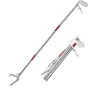50" Snake Grabber, Snake Grabber Tool, 3 Fold Snake Tongs,Heavy-Duty Trash Picker Pickup Tool for Home