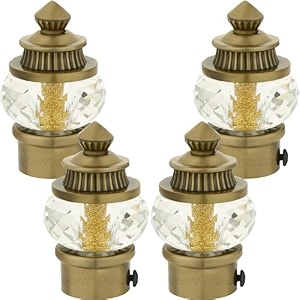 50mm crystal diamond aluminium curtain bracket onlyparda holder onlycurtain nobs onlycurtain finials onlycurtain rod nobs to attache upto 1 inch rod 2 pair brown