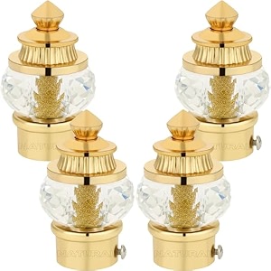 50mm crystal diamond aluminium curtain bracket onlyparda holder onlycurtain nobs onlycurtain finials onlycurtain rod nobs to attache upto 1 inch rod 2 pair gold