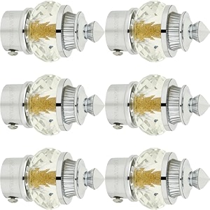natural 50mm crystal diamond aluminium curtain bracket onlyparda holder onlycurtain nobs onlycurtain finials onlycurtain rod nobs to attache upto 1 inch rod 3 pair chrome