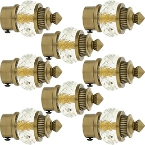 natural 50mm crystal diamond aluminium curtain bracket onlyparda holder onlycurtain nobs onlycurtain finials onlycurtain rod nobs to attache upto 1 inch rod 4 pair antique-brass