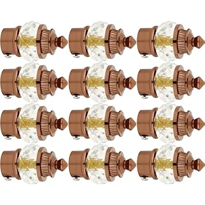 natural 50mm crystal diamond aluminium curtain bracket onlyparda holder onlycurtain nobs onlycurtain finials onlycurtain rod nobs to attache upto 1 inch rod 6 pair chrome