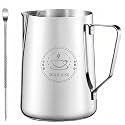 50oz Milk Frothing Pitcher, Commercial Stainless Steel Steamer for Cafes