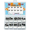 50Pcs 10 Values Mosfet Kit TO-220 Series with Heat Sink