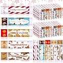 50pcs Christmas Lip Balm Bulk, Candy Cane Xmas Party Favors, Cute