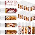 50pcs Christmas Lip Balm Bulk, Candy Cane Xmas Party Favors, Sweet