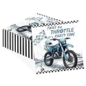 50Pcs Dirt Bike Party Paper Napkins 6.5 x 6.5 inch 2 Ply