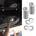 50pcs Oil Drain Plug Gasket, 14mm Crush Washer Oil Drain Plug, 94109-14000 Seal Replacement Fit Element, Compatible with Accord Acura Civic Ridgeline Odyssey CRV CR-V Pilot