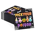 50Pcs Pick Your Poison Halloween Cocktail Napkins 5 x 5 inch 3Ply