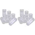 50PCS Plastic Medicine Cups, 60ml/2oz Clear Reusable Graduated Cups Transparent Scale Measuring Cups, Measure Container for Mixed Pills, Liquid Medication (Pack of 2)