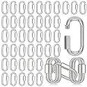50PCS Quick Link, 2IN Heavy Duty Chain Link,Silver