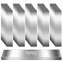 50 Pcs Shim Stock Assortment 0.007"-0.01" Thickness 1" Wx 6" L