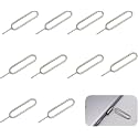 50Pcs,SIM Ejector Tool, SIM Card Removal Openning Tool, Tray Eject Pins Needle Opener, Universal Sim Ejector Tool for iPhone, HTC, Samsung Galaxy, Smartphone
