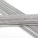 50PCS Stainless Steel Spring Wire, 40CM 0.8mm Elastic Steel bar Round Bar Silver
