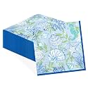 50Pcs Summer Seashell Paper Napkins 6.5 x 6.5 Inch Coastal Napkins
