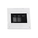 50x50mm Diffraction Grating Set with Triple Slit Optical Grating for Double Slit Interference Experiment, Circular Diffraction Pattern Generator, Plastic Interference Grating Kit(Trellis Design)