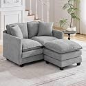 513939 Cloud Loveseat Couch with Ottoman Love