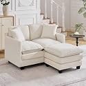 513939 Cloud Loveseat Couch with Ottoman Love
