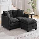 513939 Cloud Loveseat Couch with Ottoman Love
