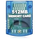 512MB(8192 Blocks) Gamecube Memory Card for Gamecube &amp; Wii, Blue