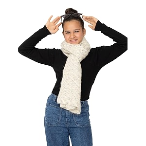 513 knitted acrylic winter muffler for kids girls womens