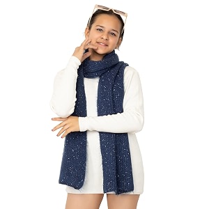 513 knitted acrylic winter muffler for kids girls womens