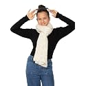 513 Knitted Acrylic Winter Muffler for Kids Girls Womens