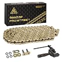 520 Motorcycle Chain 112 Links O-Ring with Connecting Master Link and Chain Breaker Heavy Duty Drive Chain for Motorcycle ATV UTV Dirt Bike Quad Side by Side