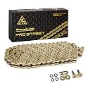 520 Motorcycle Chain 114 Links O-Ring Heavy Duty Drive Chain for Motorcycle ATV UTV Dirt Bike Quad Side by Side