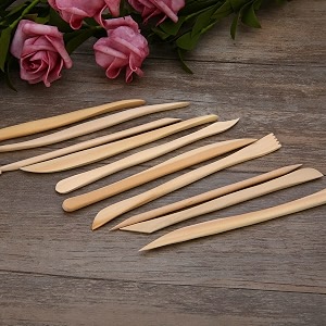 53arts 10pcs wood wooden mud clay modeling tools set polymer clay tools sculpting diy pottery ceramics tools sculpture