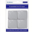 53 Arts 4pcs Art Kneaded Eraser, Soft Durable Sketch Putty Rubber Non-Toxic Eraser