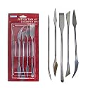 53ARTS 5PCS Carving Tools,Stainless Steel Wax Clay Pottery Carving Modeling Sculpture DIY Craft Art Tools Set