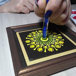 53arts mandala art dot painting designer acrylic tools set of 8 pcs mandal tool and 5 dotting
