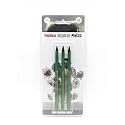 Woodless Charcoal Pencil - Hard Medium and Soft and One Kneadable Eraser for Charcoal and Pastel Pencils; Ideal Drawing set for Students, Professionals, Artists