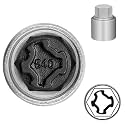 540 Wheel Locking Nut Key for VW, Socket Adapter (OD 28mm-ID 25mm)