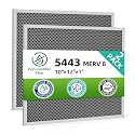 5443 Washable Dehumidifier Filter MERV 8 Compatible with Aprilaire Whole-House Dehumidifiers Models 1830 1850 1852 and Ventilation Models 8191 8192,10x12x1,2 Pack