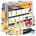 54PCS 1/4" NPT Quick Connect Air Coupler Kit,Copper Plated Industrial Grade Fittings Kit for Air Compressors, Pneumatic Tools, Air Hose