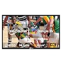 55 Inch Outdoor TV, 4K Waterproof Google TV, 2500nits Ultra-High Outdoor TVs, IP65 Weatherproof TVs, Outdise TV with Voice Assistant Remote, Compatible with Dolby, Outdoor Tvs for Patios, Sports