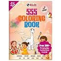 555 Coloring Book for Kids 2 to 5 Years, Fee 500+ Worksheets & Parenting Tips, 30 + Themes for Crayons, Pencil, Coloring, Painting, Sketch Book & ... Free Activities & Thoughtful Gifts for Kids
