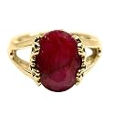55Carat Choose Your Color Genuine Stone Ring 18K Gold Plated Oval Handmade Jewellery for Gift Sizes 4-13